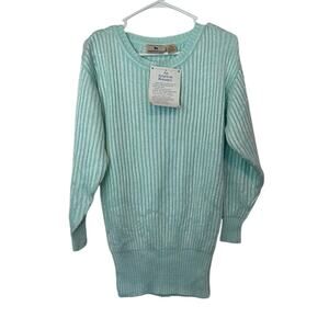 NWT Vintage American Romance by Haberdasher Crewneck Ribbed Sweater Size S